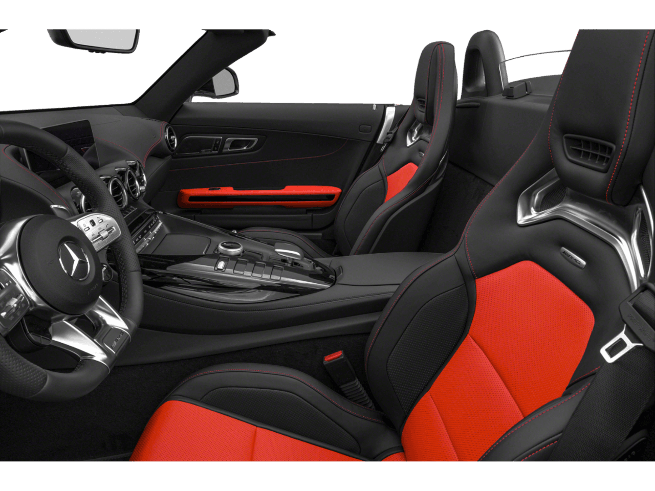 2021 Mercedes-Benz AMG GT AMG GT C - Interior Driver's Side with Door Open, Front Seat Feature