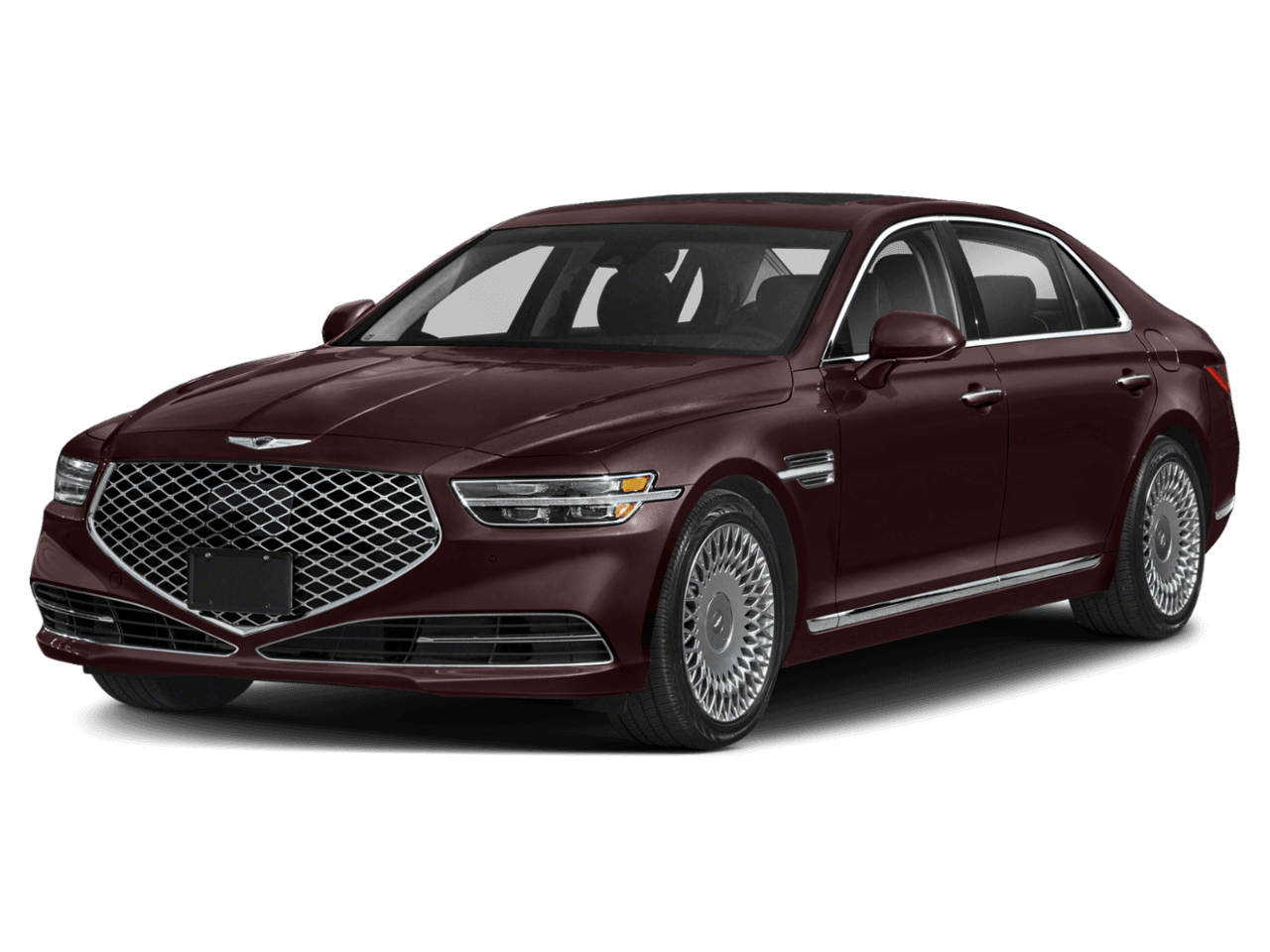 2021 Genesis G90 5.0L Ultimate - Front 3/4, facing to the left