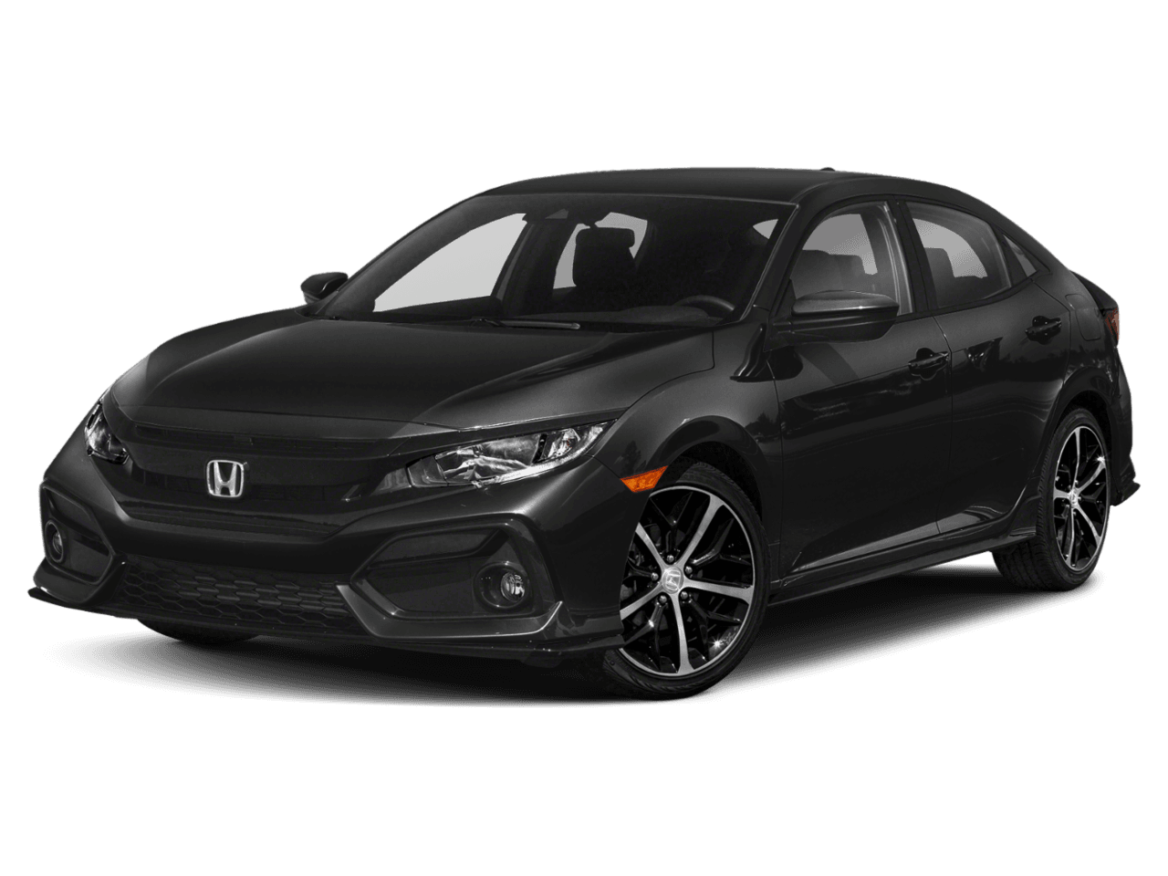 2021 Honda Civic Hatchback Sport - Front 3/4, facing to the left