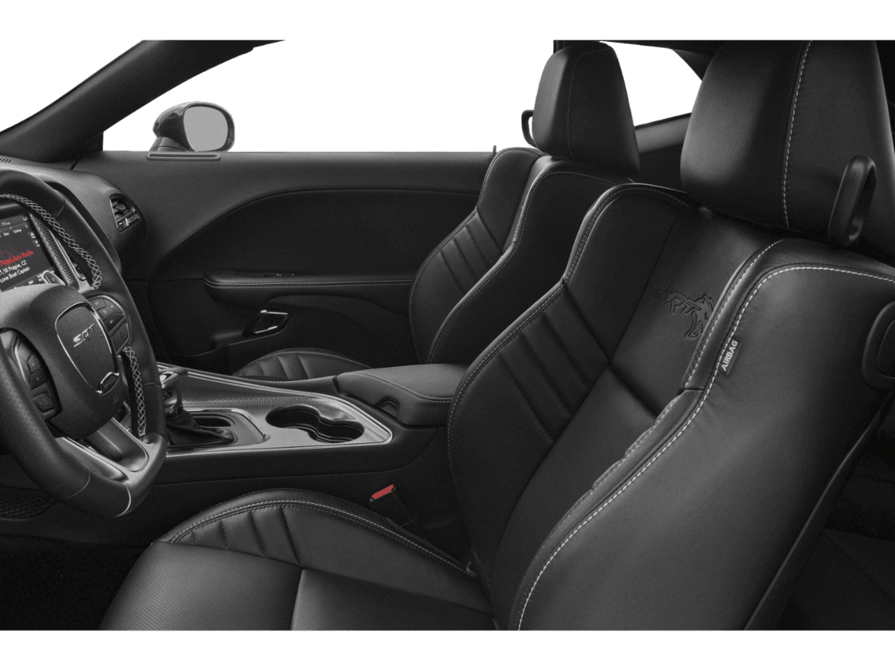 2021 Dodge Challenger SRT Super Stock - Interior Driver's Side with Door Open, Front Seat Feature