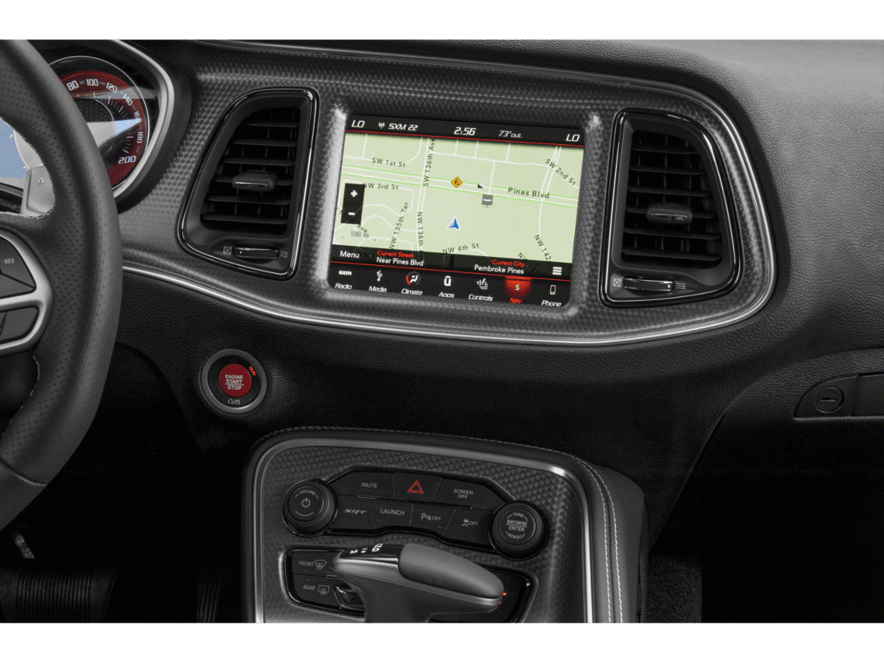 2021 Dodge Challenger SRT Super Stock - Interior Navigation System
