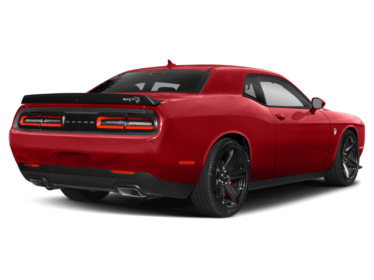 2021 Dodge Challenger SRT Super Stock - Rear 3/4, facing to the right