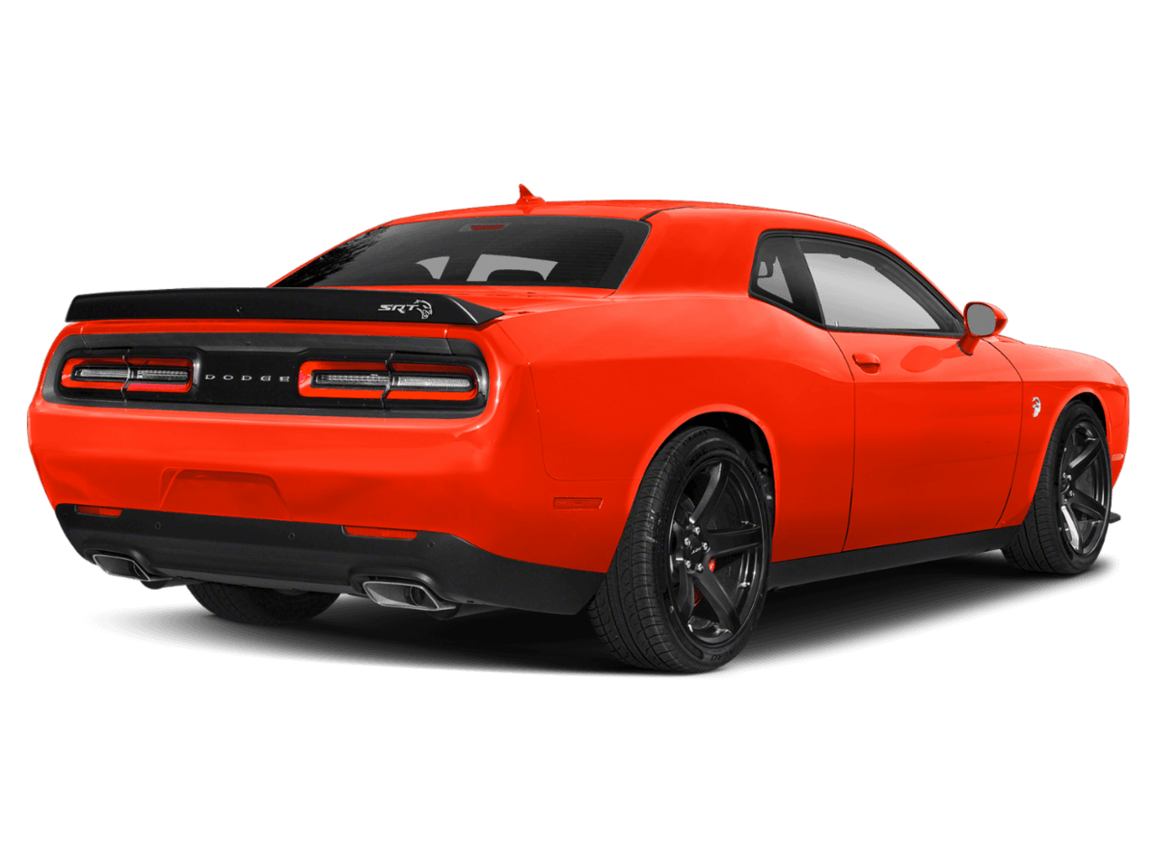 2021 Dodge Challenger SRT Super Stock - Rear 3/4, facing to the right