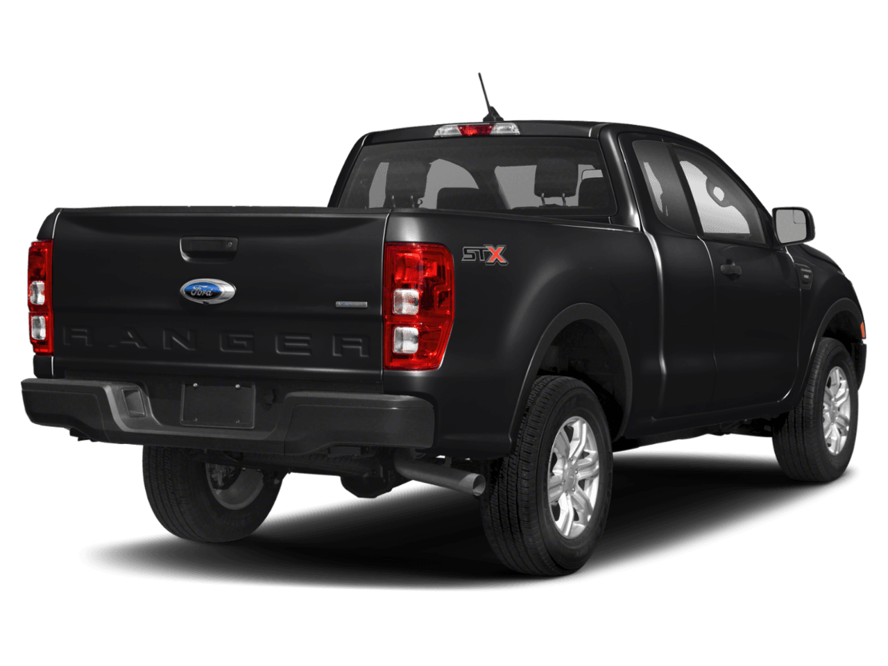 2021 Ford Ranger LARIAT - Rear 3/4, facing to the right