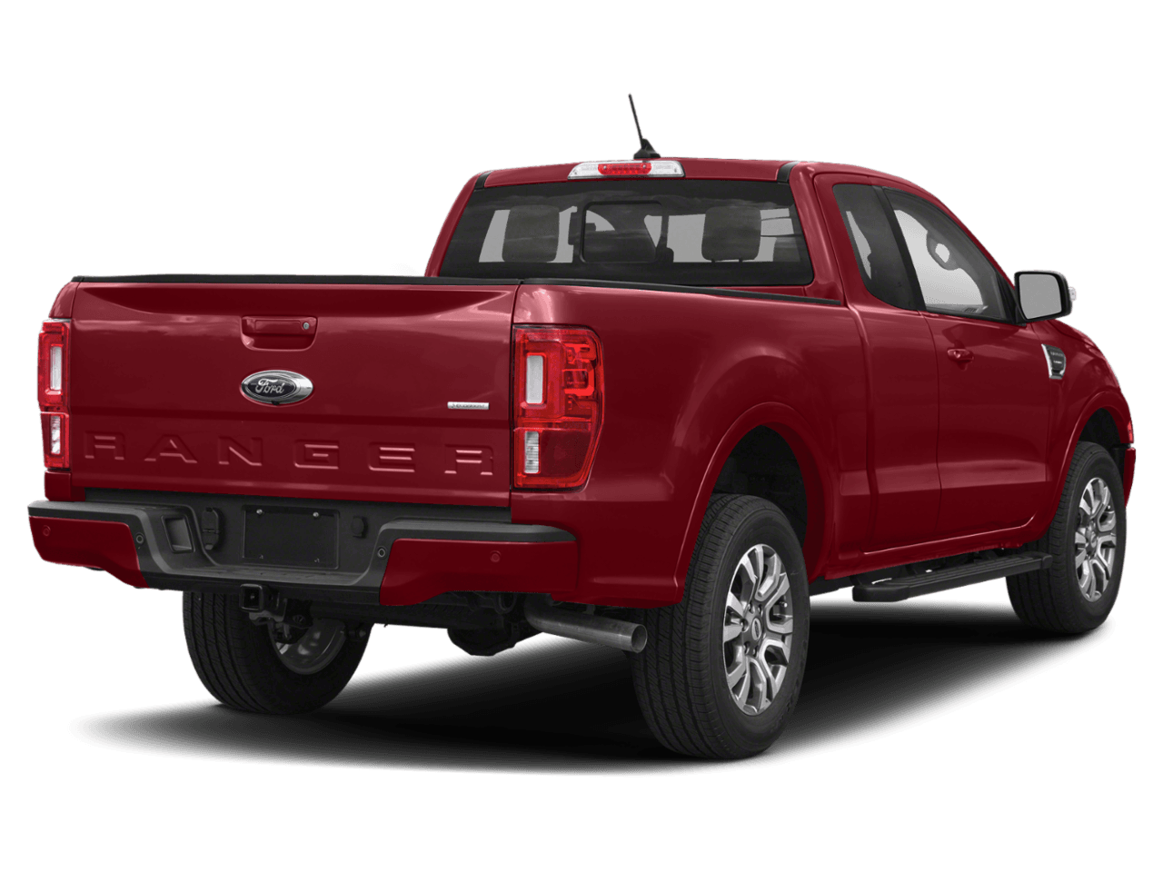 2021 Ford Ranger LARIAT - Rear 3/4, facing to the right