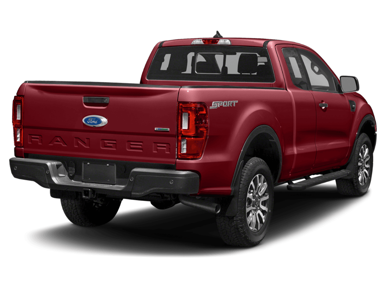 2021 Ford Ranger XLT - Rear 3/4, facing to the right
