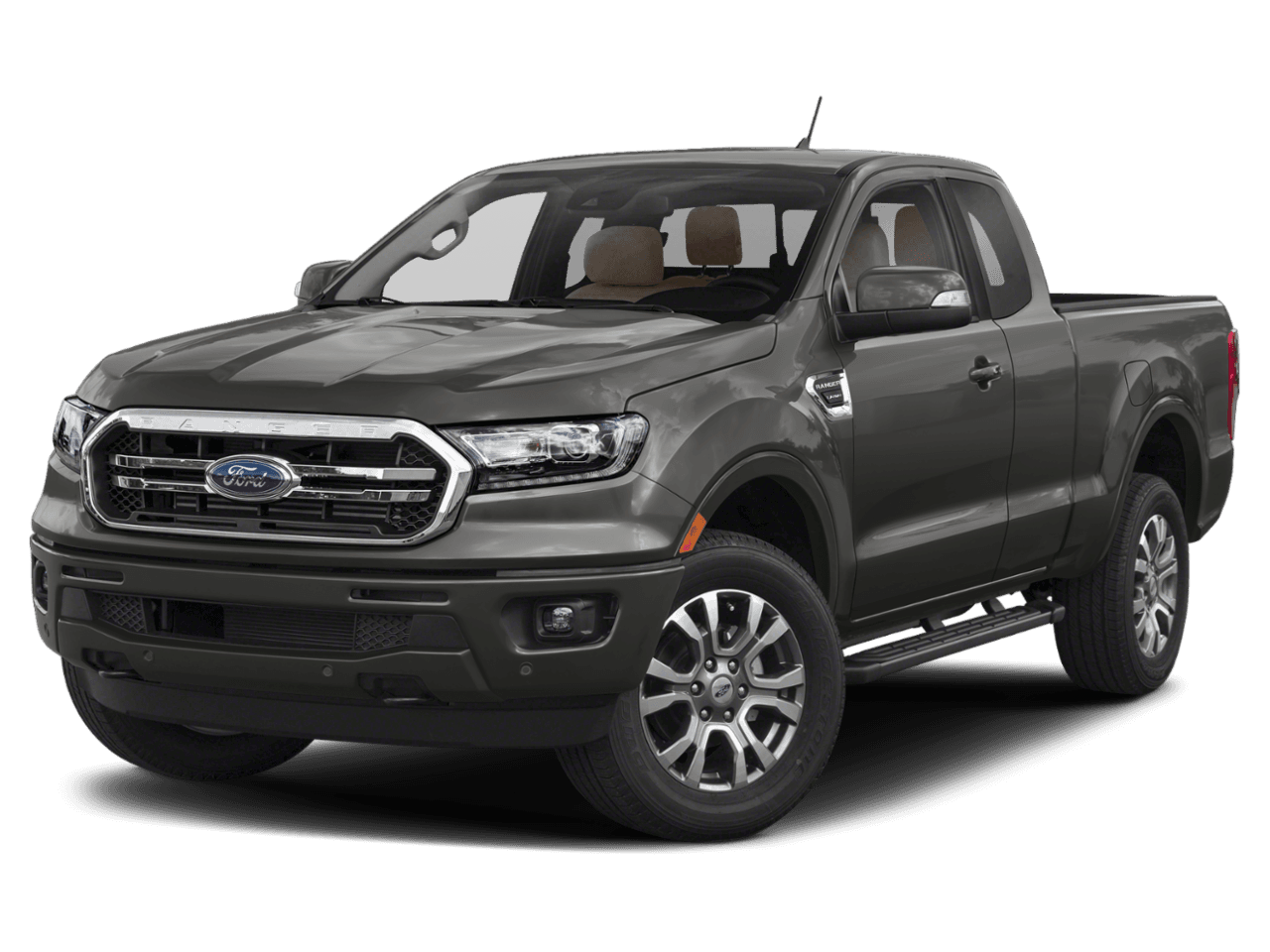 2021 Ford Ranger LARIAT - Front 3/4, facing to the left