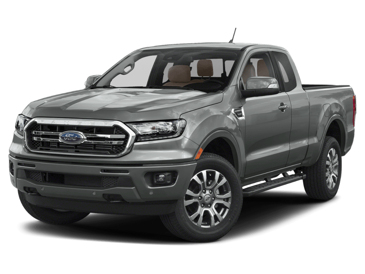 2021 Ford Ranger LARIAT - Front 3/4, facing to the left