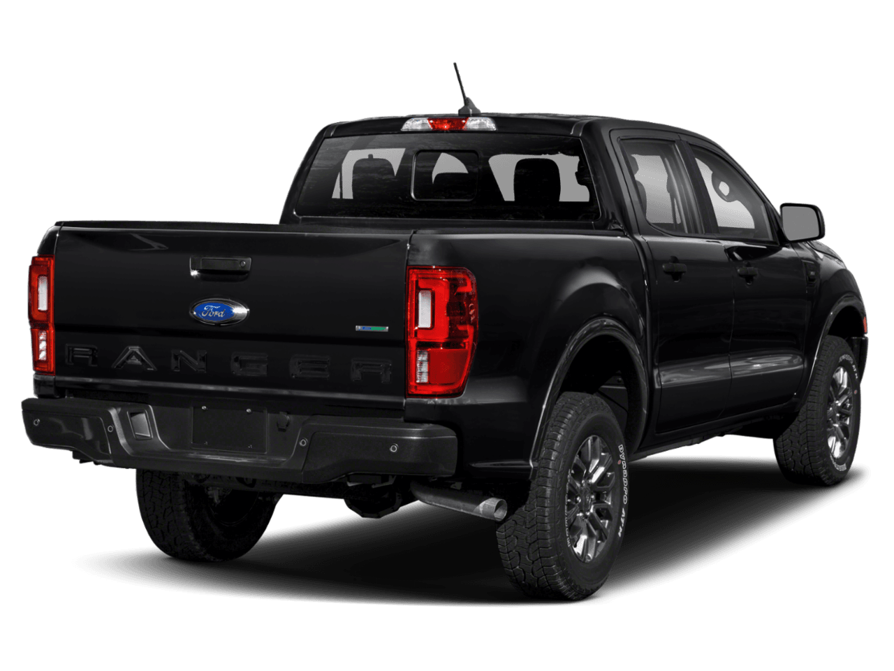 2021 Ford Ranger XLT - Rear 3/4, facing to the right