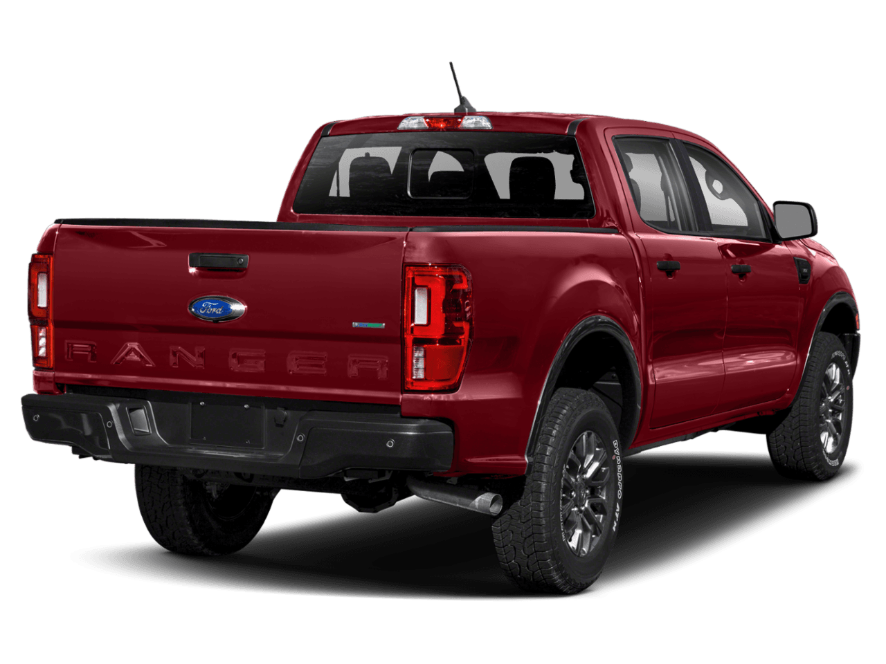 2021 Ford Ranger XLT - Rear 3/4, facing to the right
