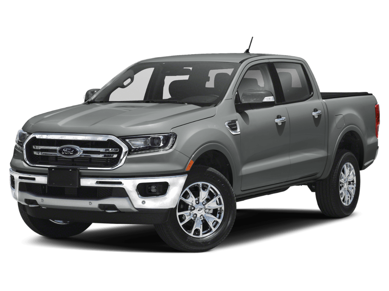 2021 Ford Ranger LARIAT - Front 3/4, facing to the left