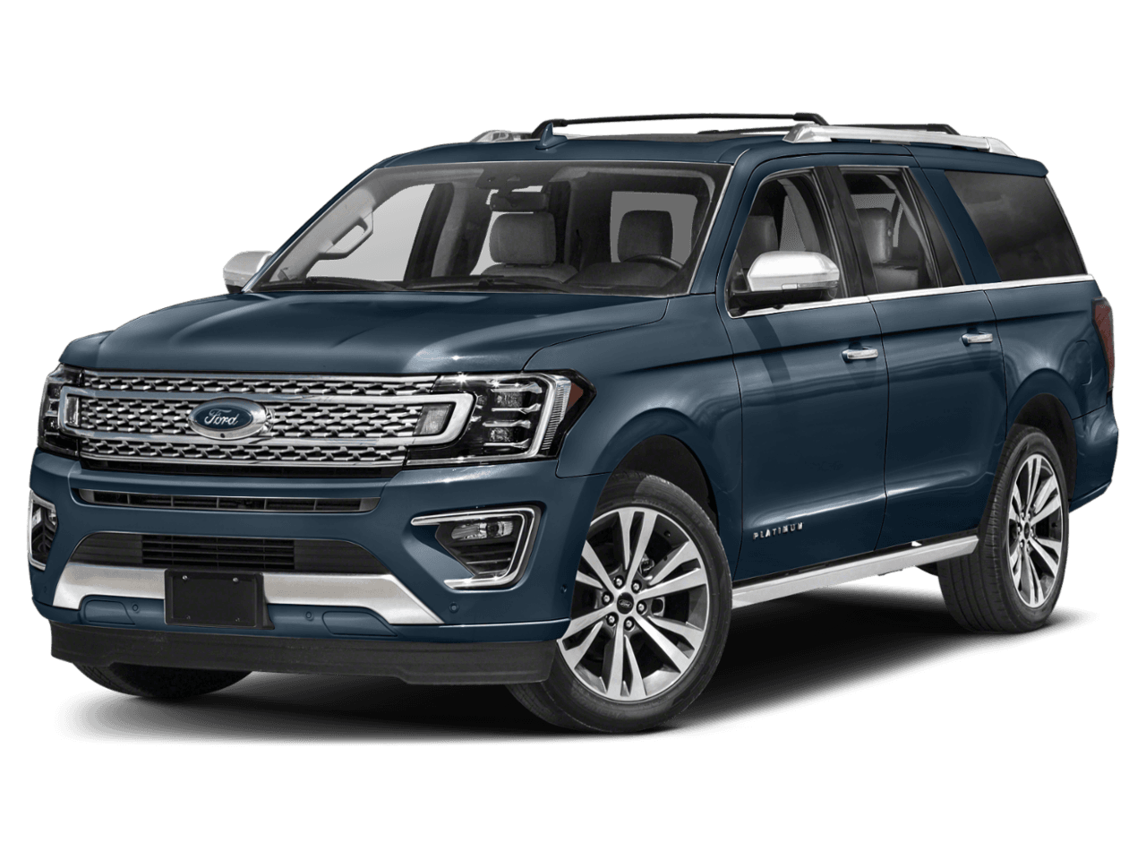 2021 Ford Expedition Max Platinum - Front 3/4, facing to the left