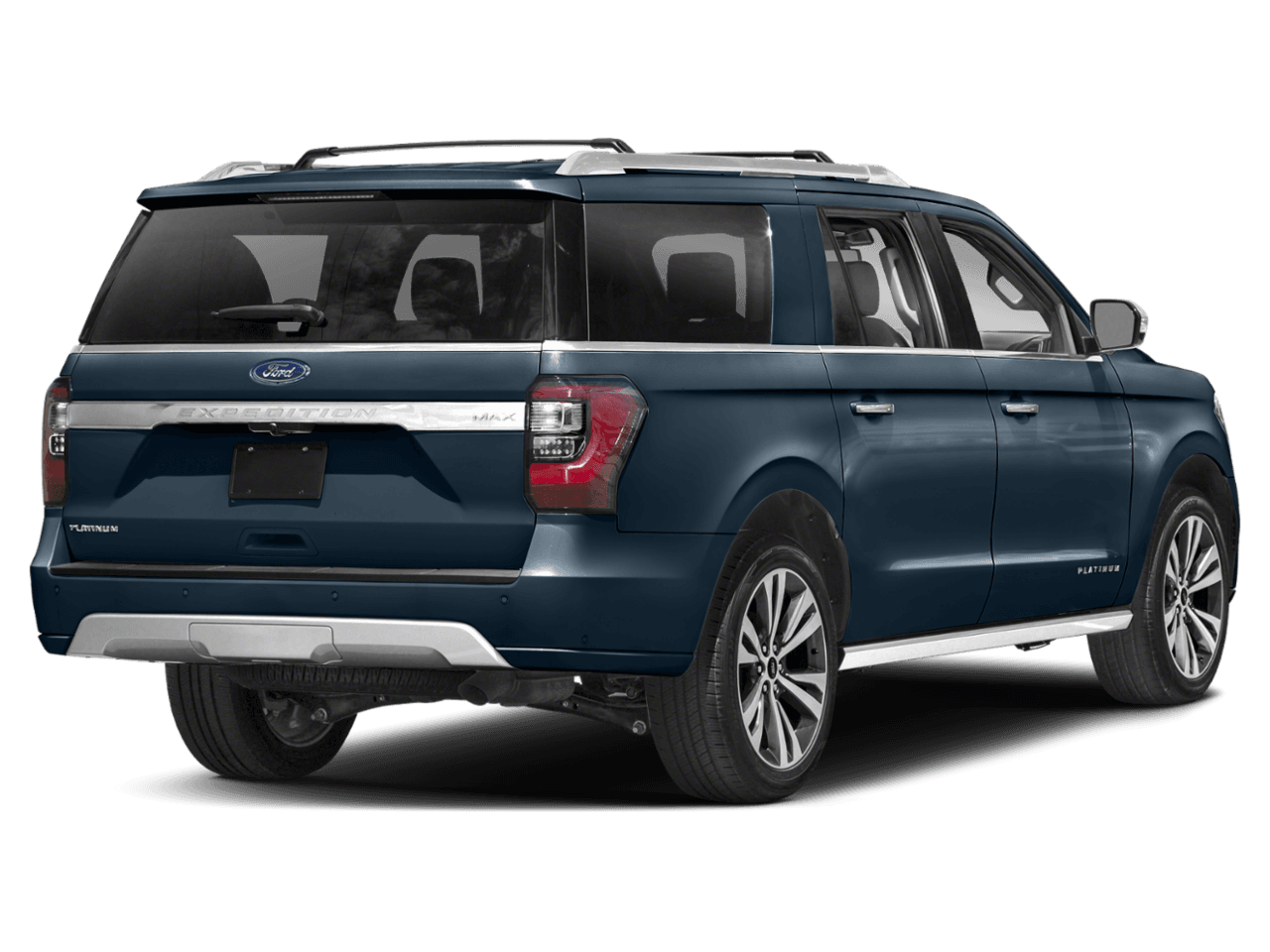 2021 Ford Expedition Max Platinum - Rear 3/4, facing to the right
