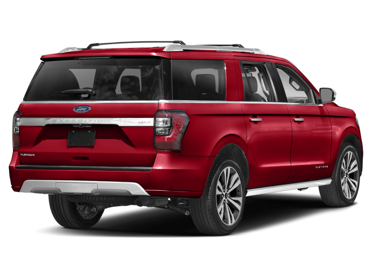 2021 Ford Expedition Max Platinum - Rear 3/4, facing to the right