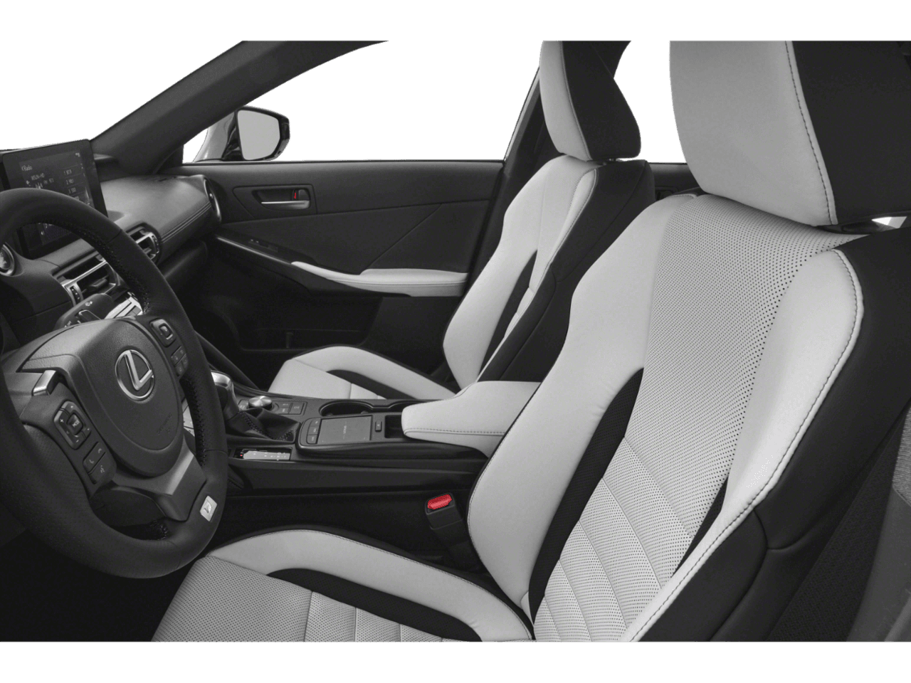 2021 Lexus IS IS 350 F SPORT - Interior Driver's Side with Door Open, Front Seat Feature