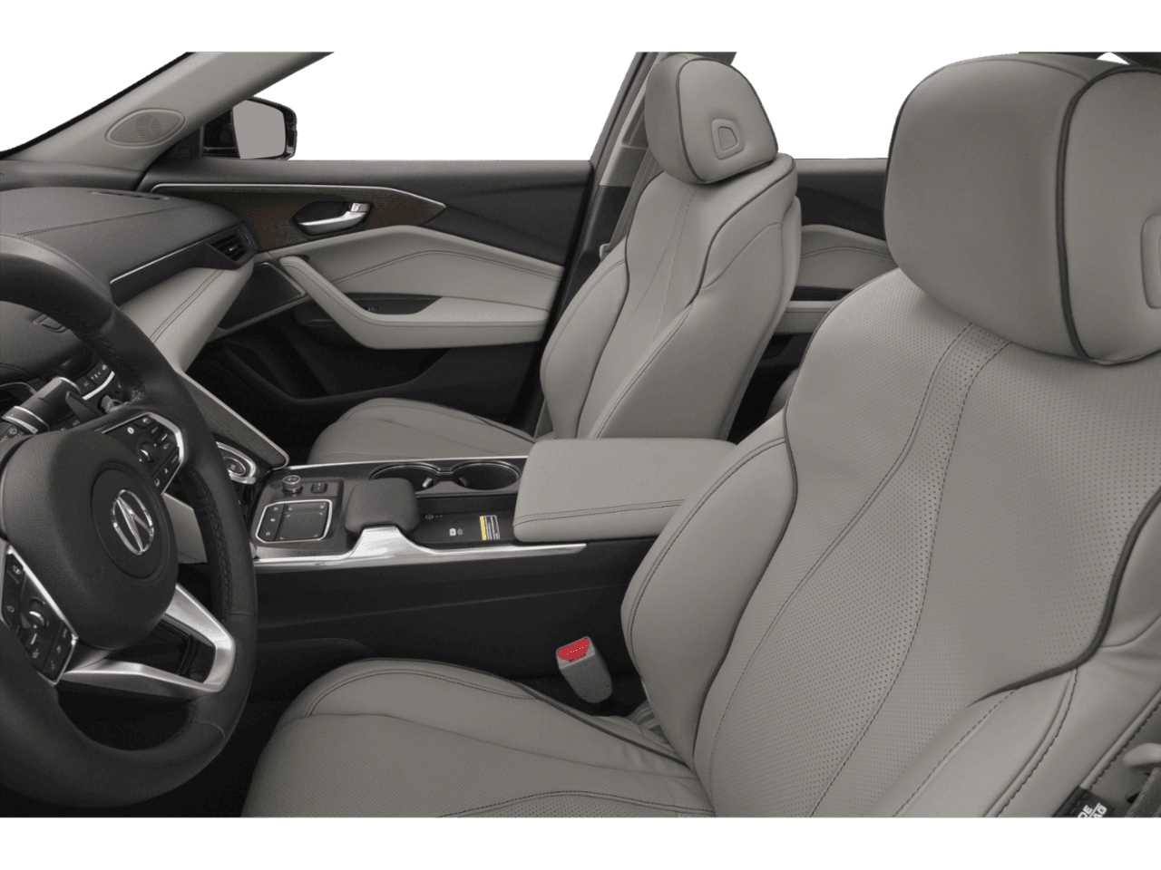 2021 Acura TLX w/Advance Package - Interior Driver's Side with Door Open, Front Seat Feature