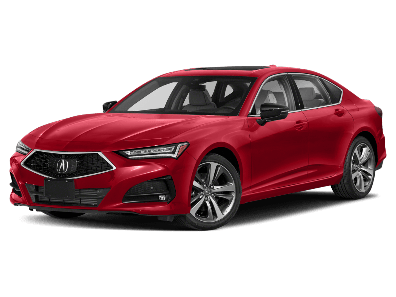 2021 Acura TLX w/Advance Package - Front 3/4, facing to the left
