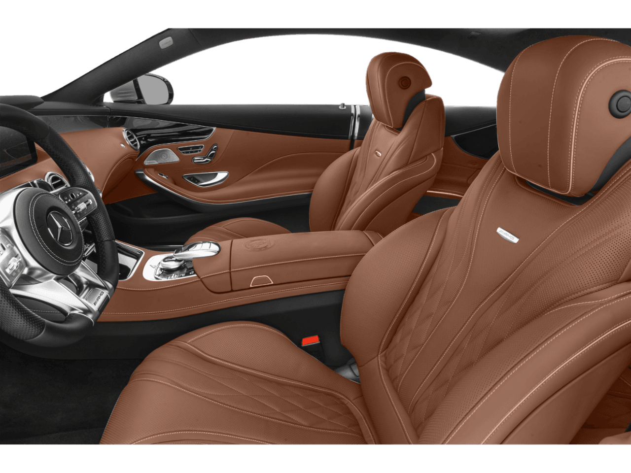 2021 Mercedes-Benz S-Class AMG S 63 - Interior Driver's Side with Door Open, Front Seat Feature