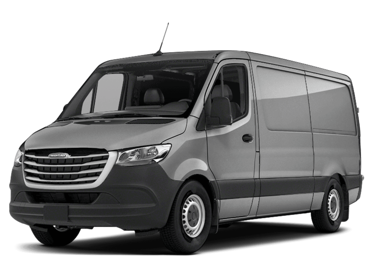2021 Freightliner Sprinter Cargo Van  - Front 3/4, facing to the left