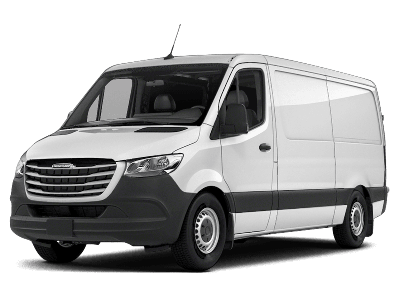 2021 Freightliner Sprinter Cargo Van  - Front 3/4, facing to the left