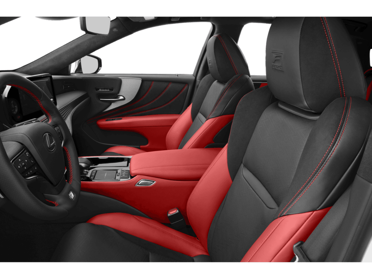 2021 Lexus LS LS 500 F SPORT - Interior Driver's Side with Door Open, Front Seat Feature