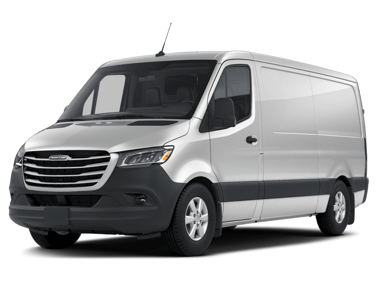 2021 Freightliner Sprinter Cargo Van  - Front 3/4, facing to the left