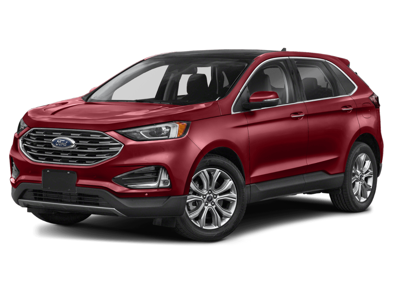 2021 Ford Edge Titanium - Front 3/4, facing to the left