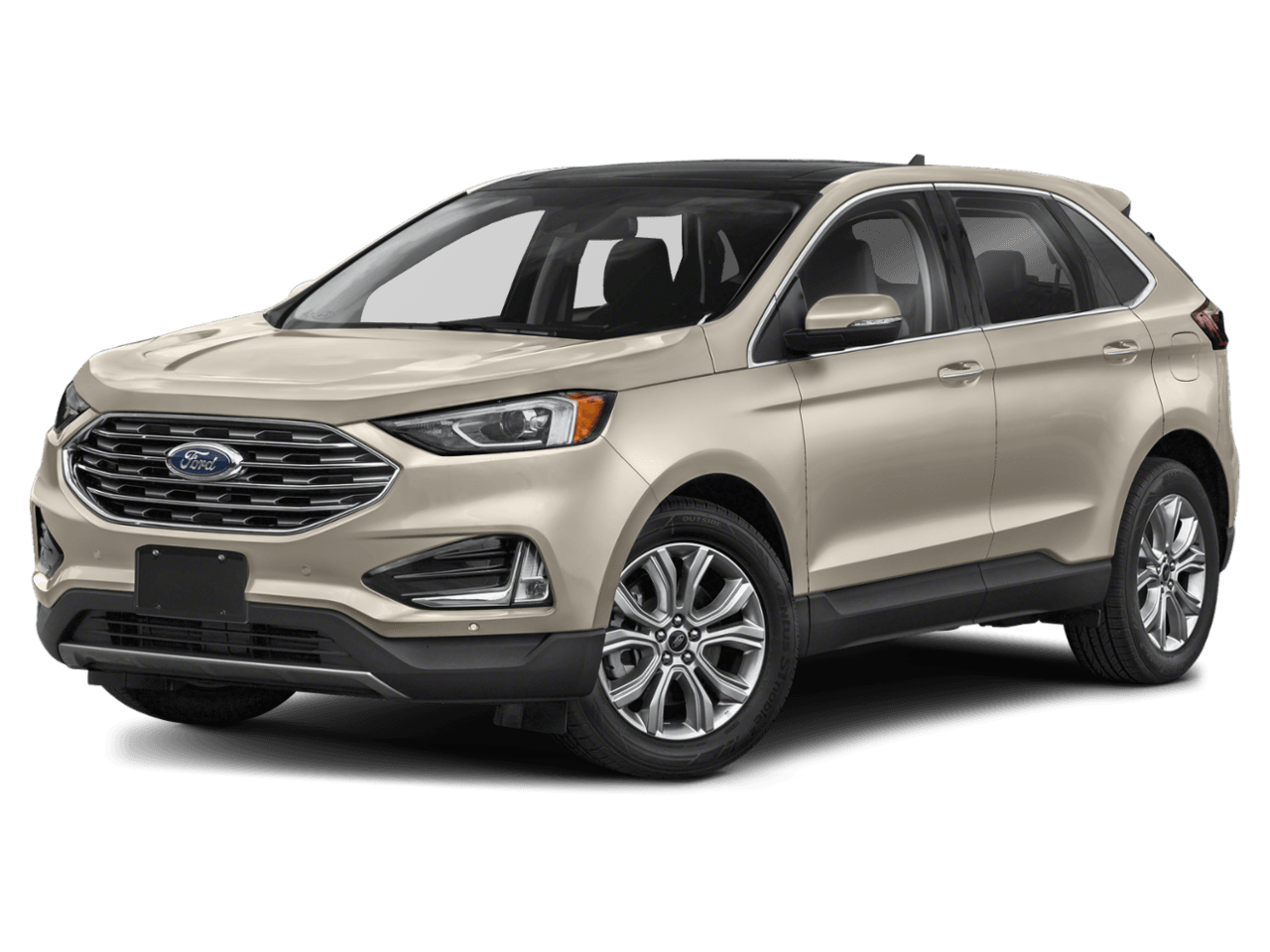 2021 Ford Edge Titanium - Front 3/4, facing to the left