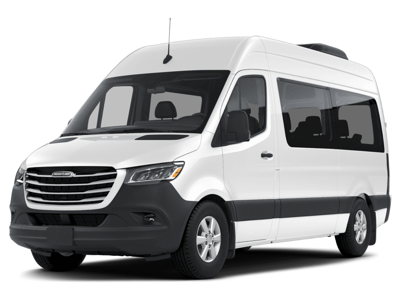 2021 Freightliner Sprinter Passenger Van  - Front 3/4, facing to the left