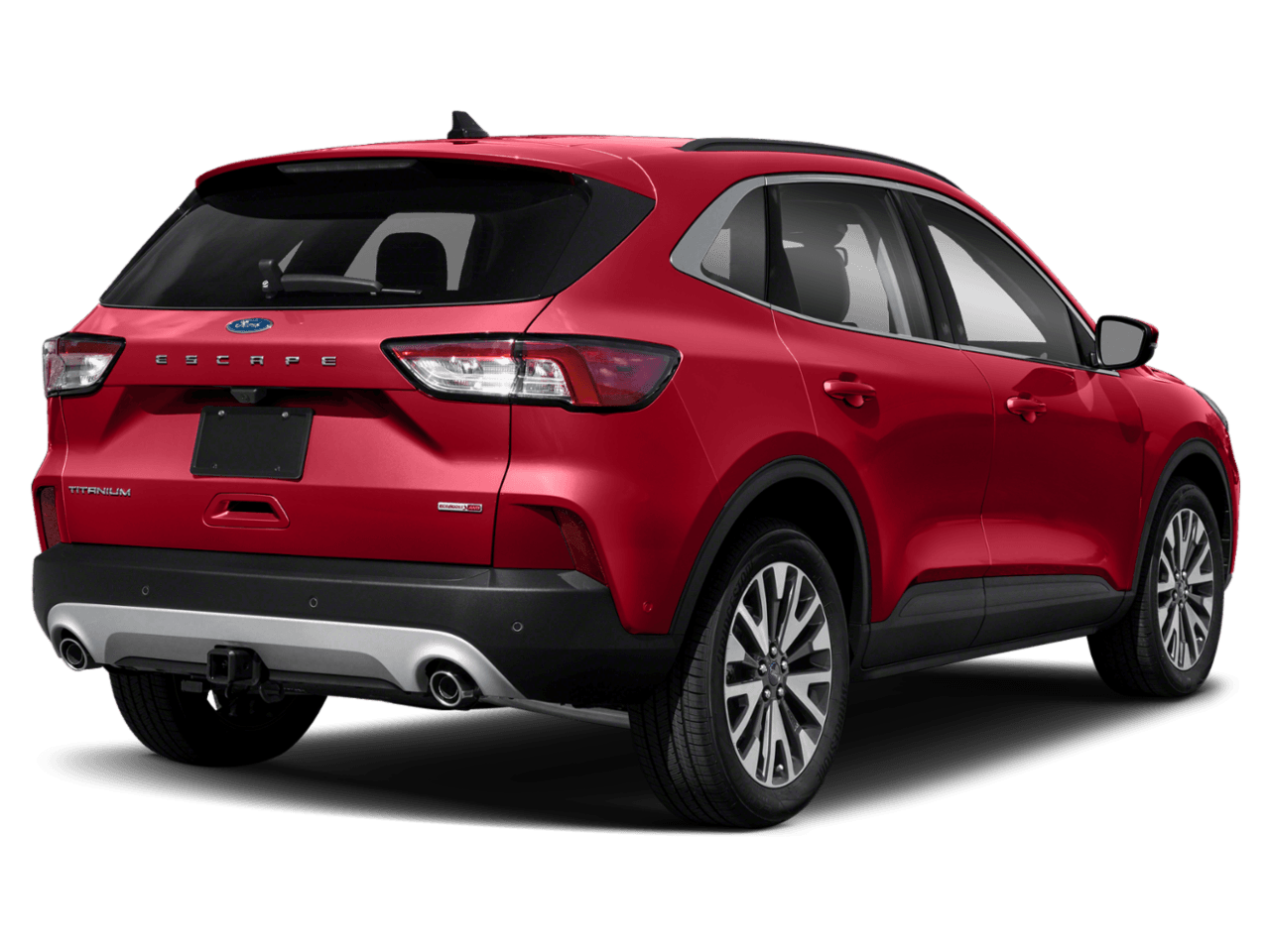 2021 Ford Escape Titanium - Rear 3/4, facing to the right