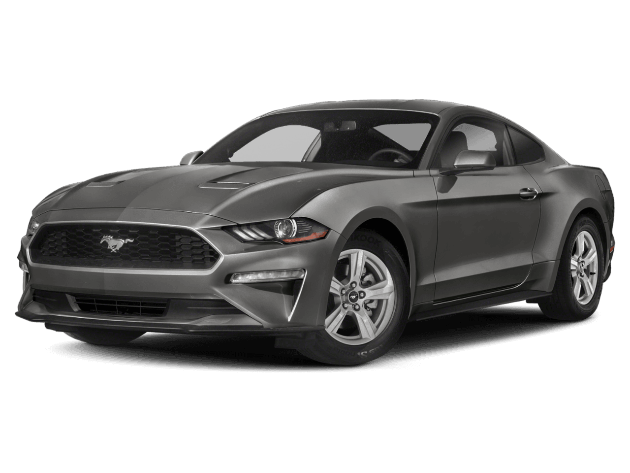 2021 Ford Mustang EcoBoost - Front 3/4, facing to the left