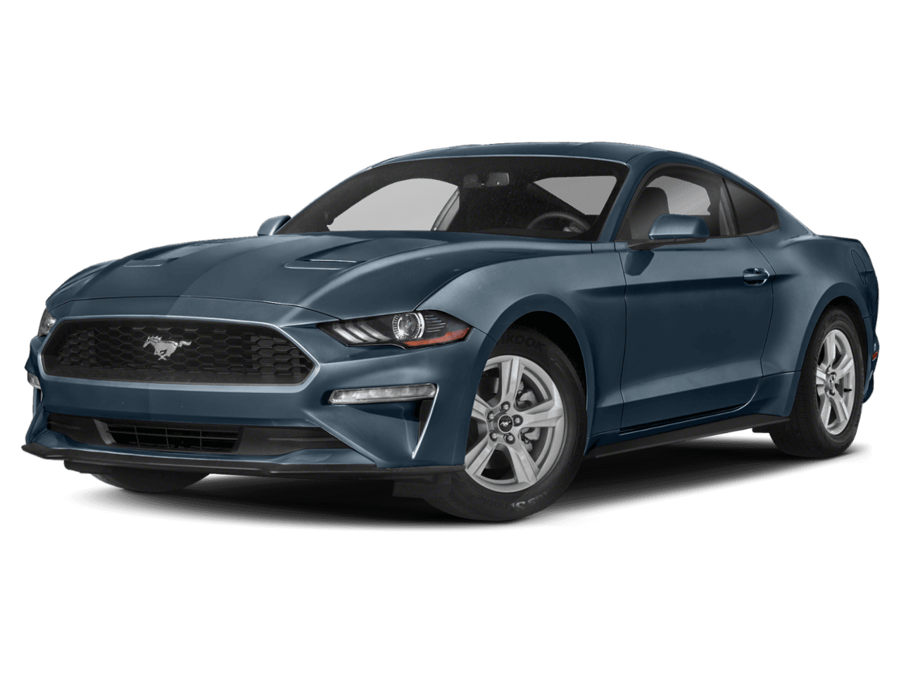 2021 Ford Mustang EcoBoost - Front 3/4, facing to the left