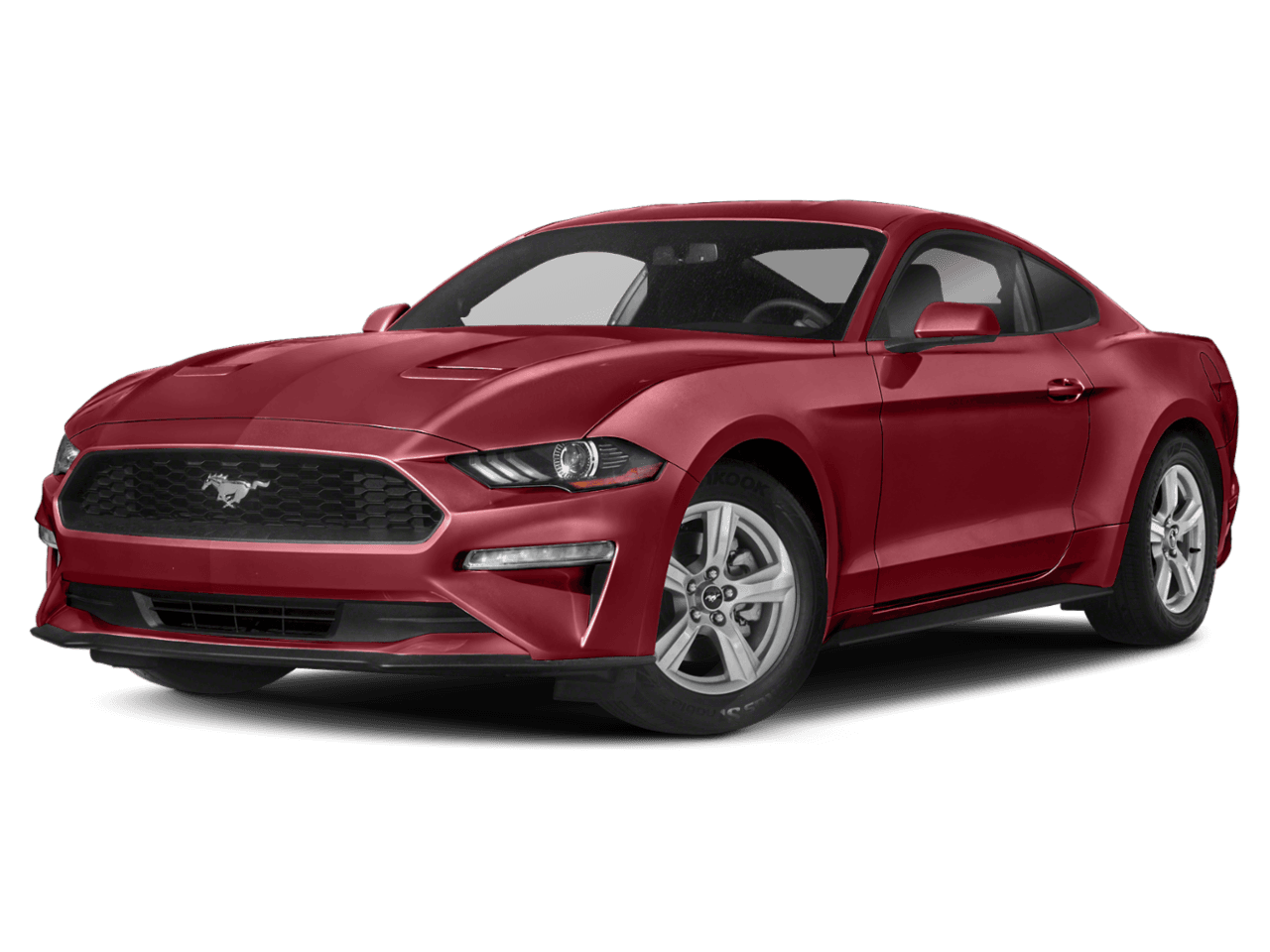 2021 Ford Mustang EcoBoost - Front 3/4, facing to the left