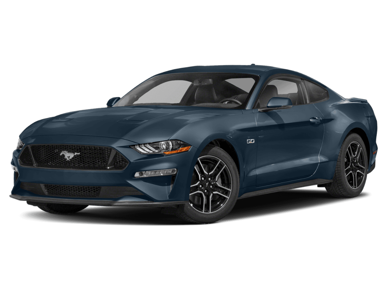 2021 Ford Mustang GT - Front 3/4, facing to the left