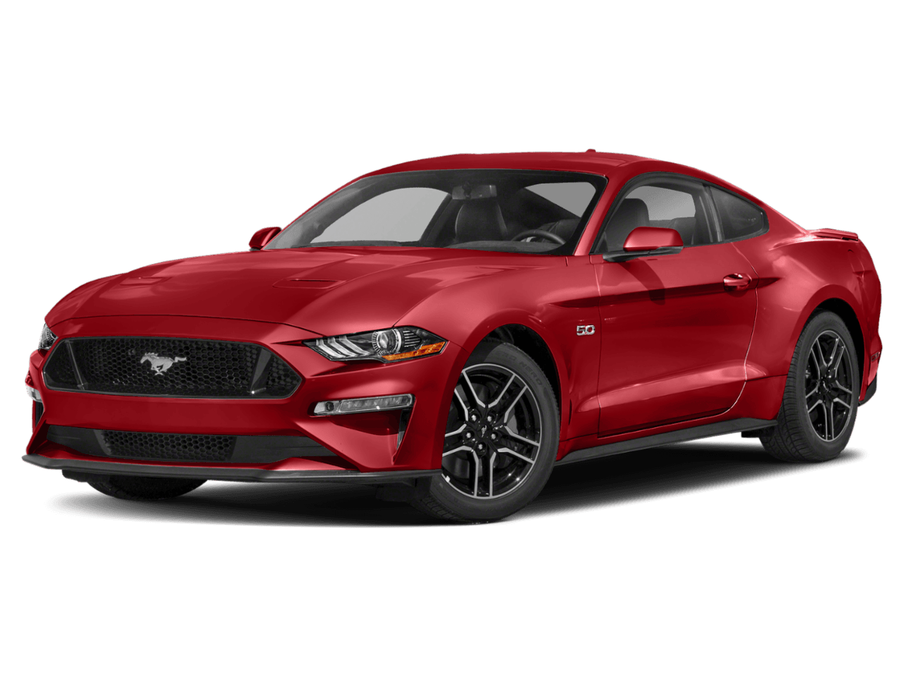 2021 Ford Mustang GT - Front 3/4, facing to the left