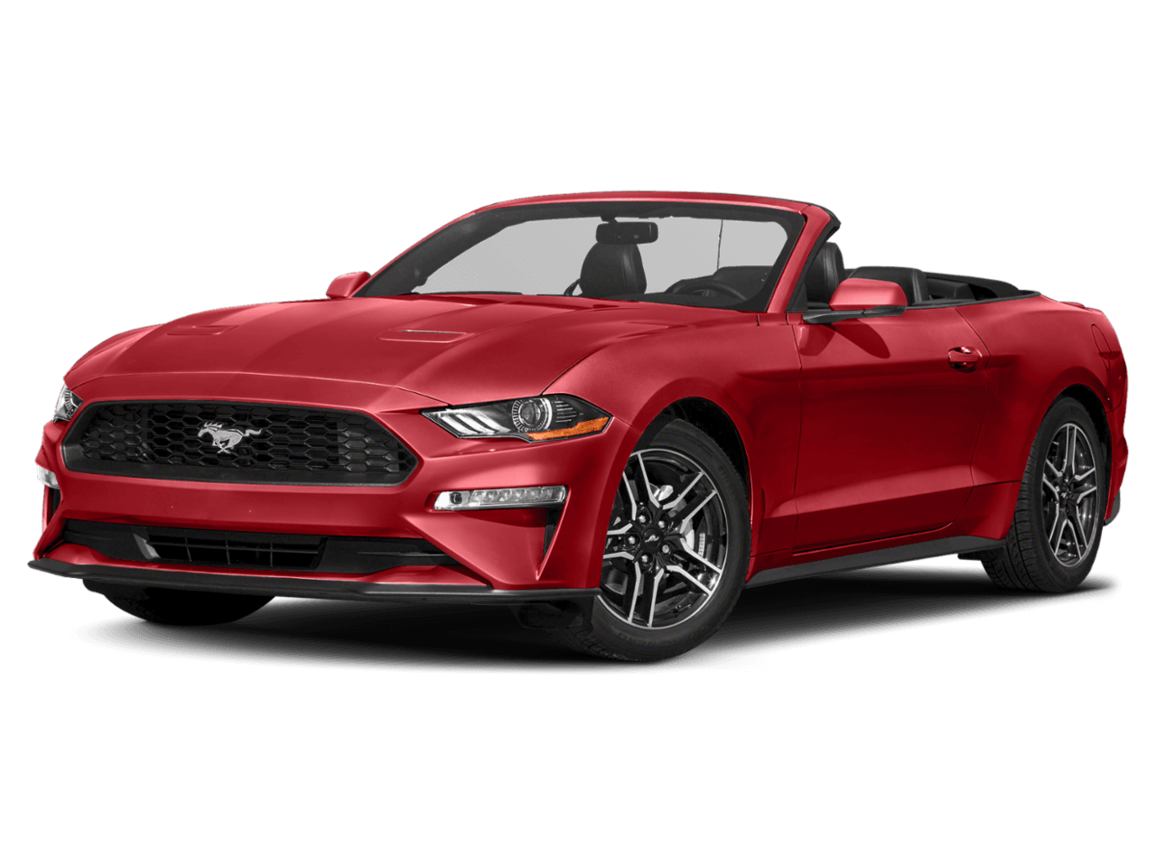 2021 Ford Mustang EcoBoost - Front 3/4, facing to the left