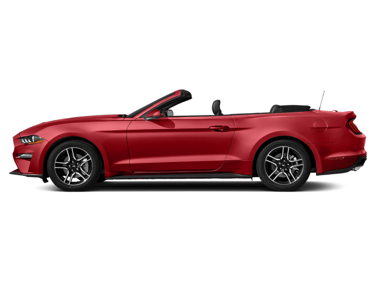 2021 Ford Mustang EcoBoost - Profile, facing to the left