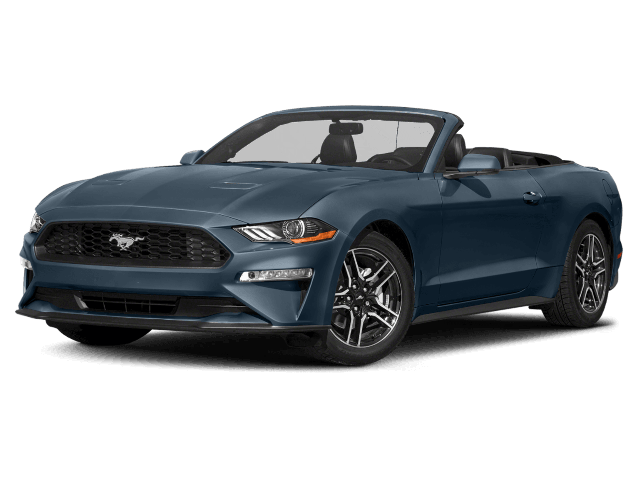 2021 Ford Mustang EcoBoost - Front 3/4, facing to the left
