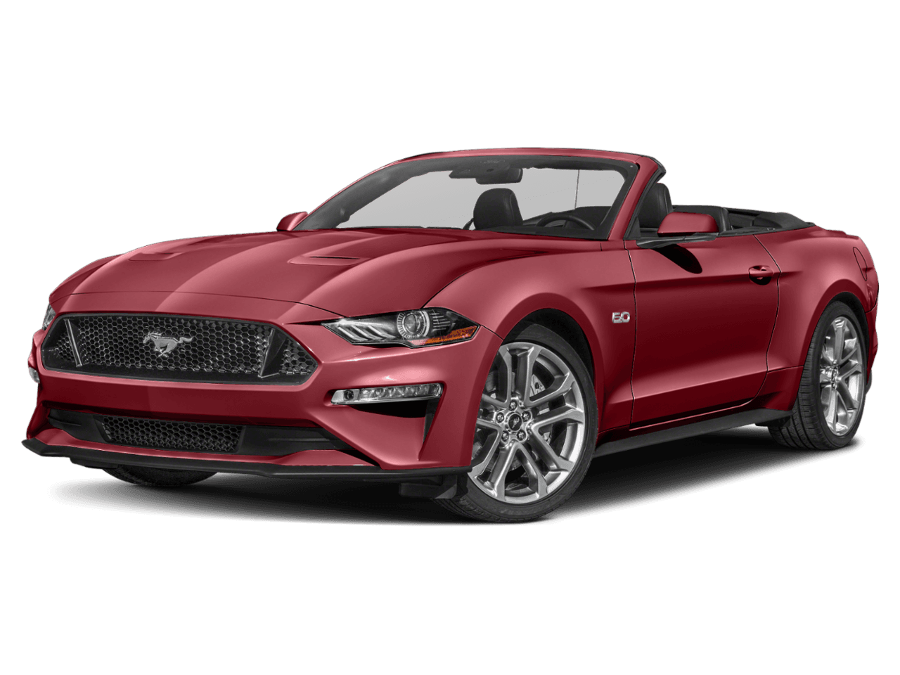 2021 Ford Mustang GT - Front 3/4, facing to the left