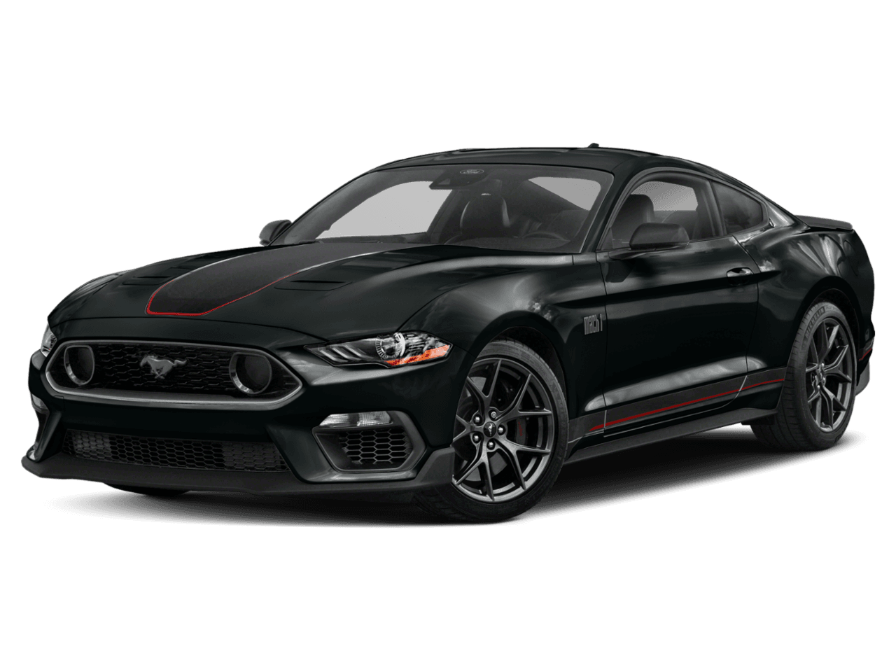 2021 Ford Mustang Mach - Front 3/4, facing to the left