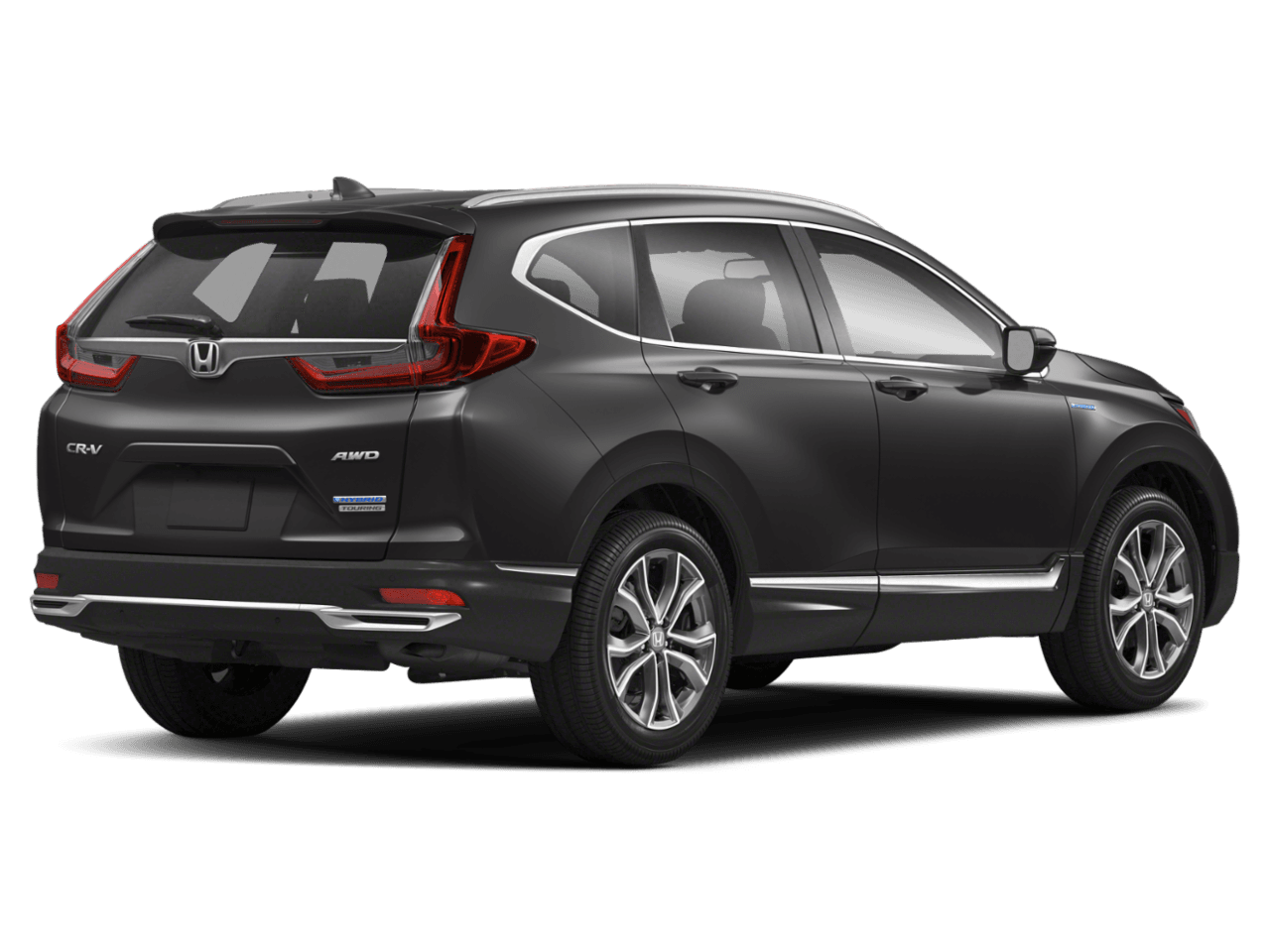 2021 Honda CR-V Hybrid Touring - Rear 3/4, facing to the right