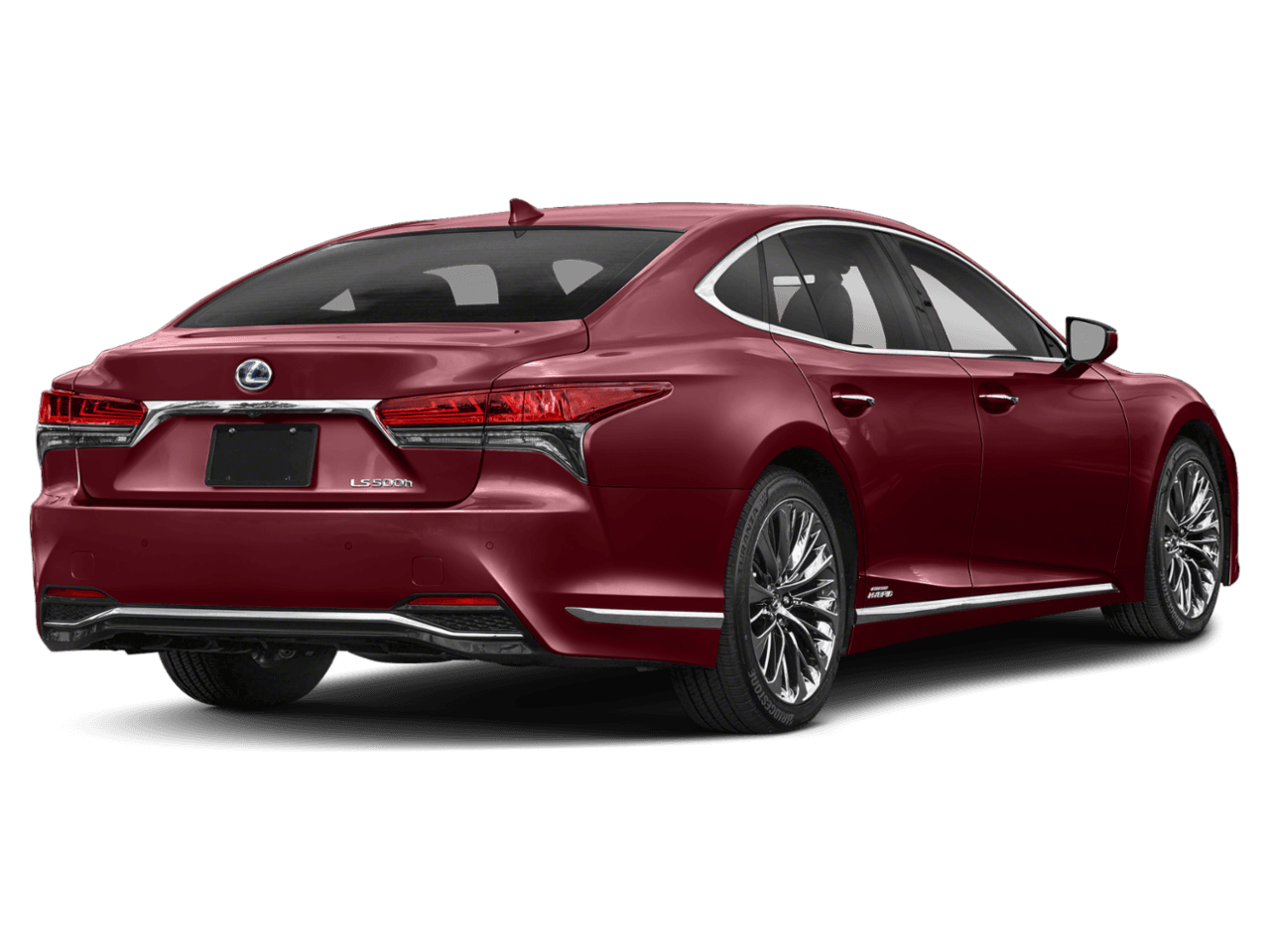 2021 Lexus LS LS 500h - Rear 3/4, facing to the right