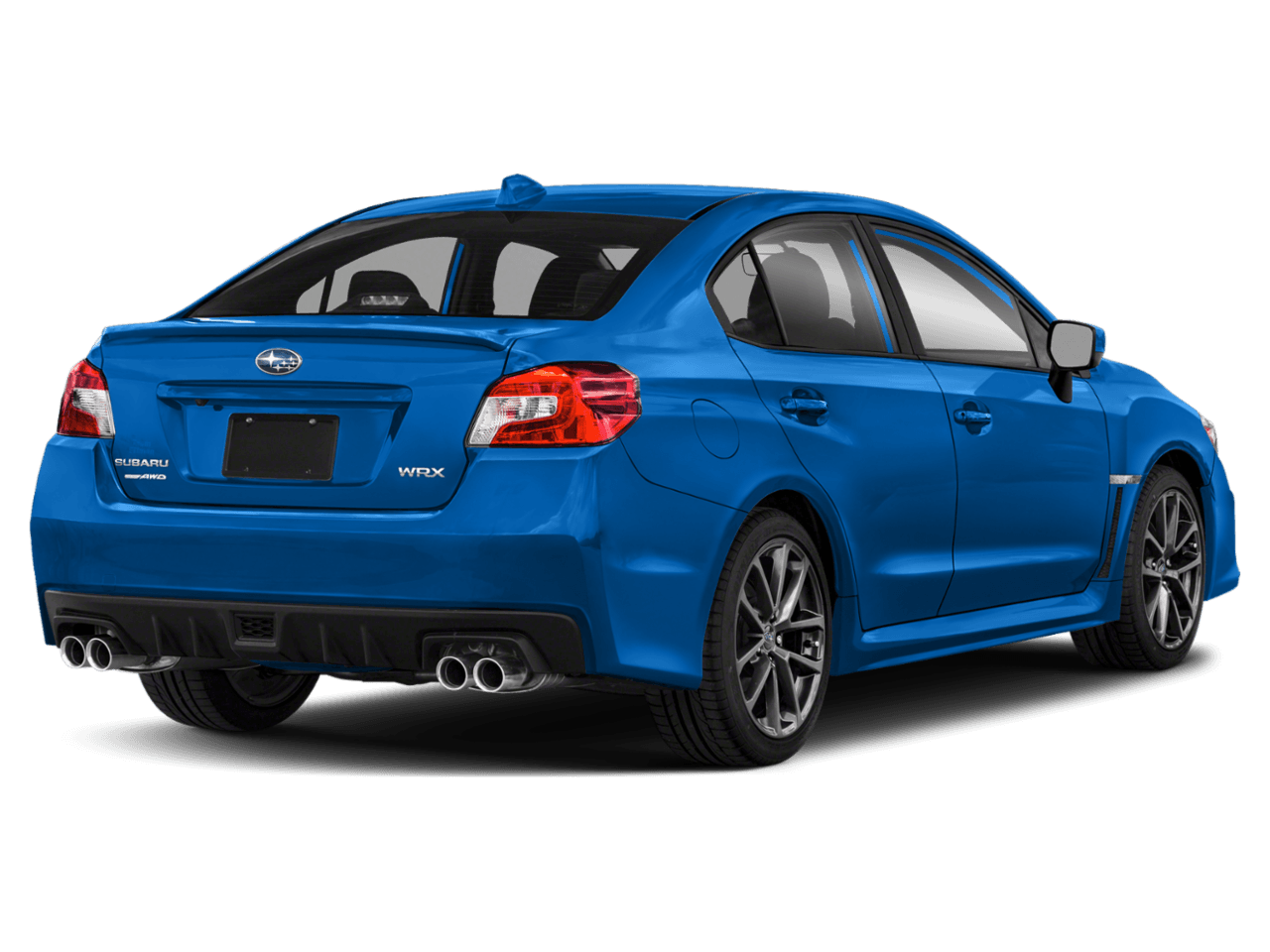 2021 Subaru WRX Premium - Rear 3/4, facing to the right