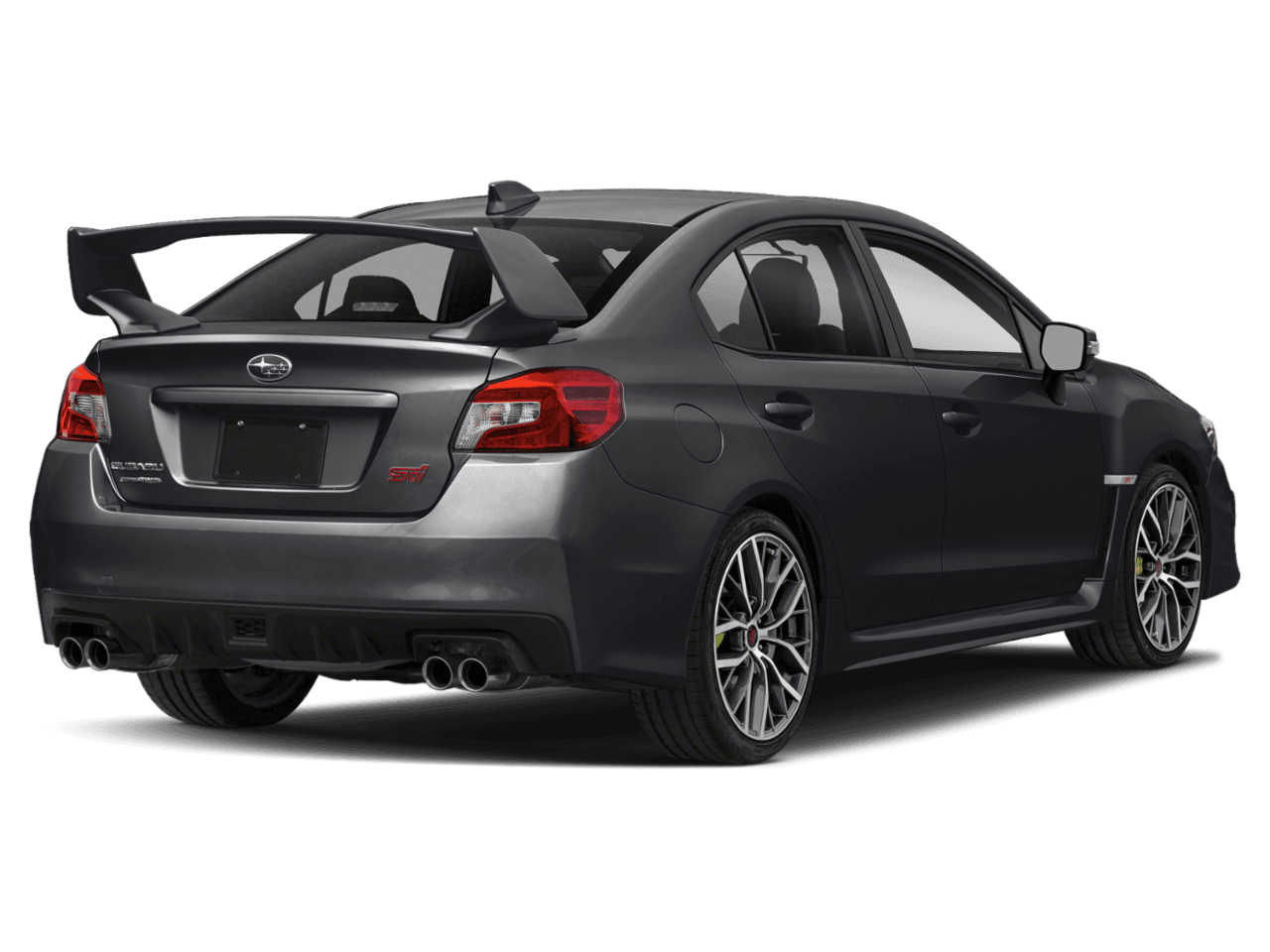 2021 Subaru WRX STI - Rear 3/4, facing to the right