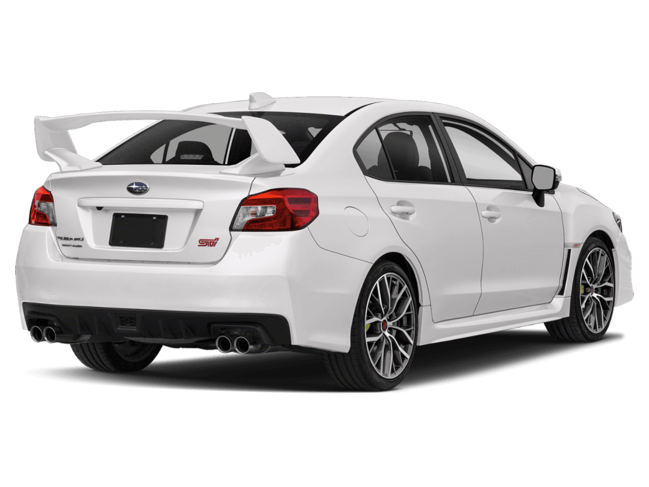 2021 Subaru WRX STI - Rear 3/4, facing to the right