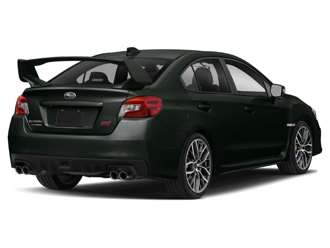 2021 Subaru WRX STI Limited - Rear 3/4, facing to the right