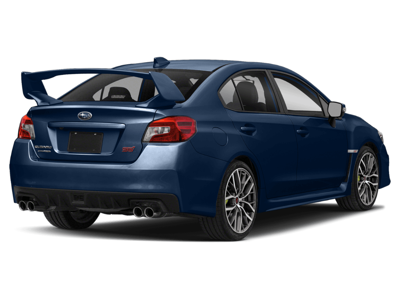 2021 Subaru WRX STI Limited - Rear 3/4, facing to the right
