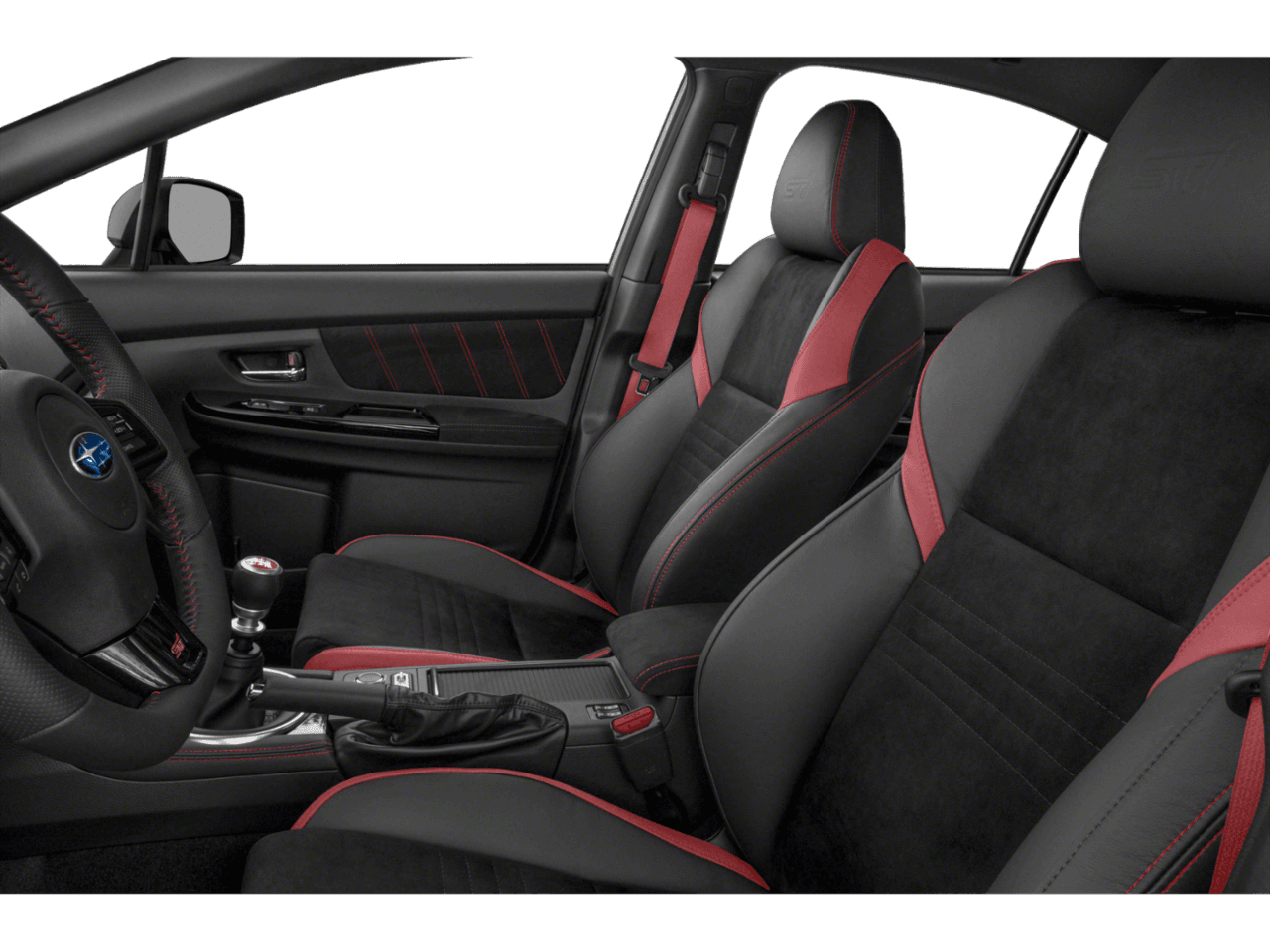 2021 Subaru WRX STI Limited - Interior Driver's Side with Door Open, Front Seat Feature