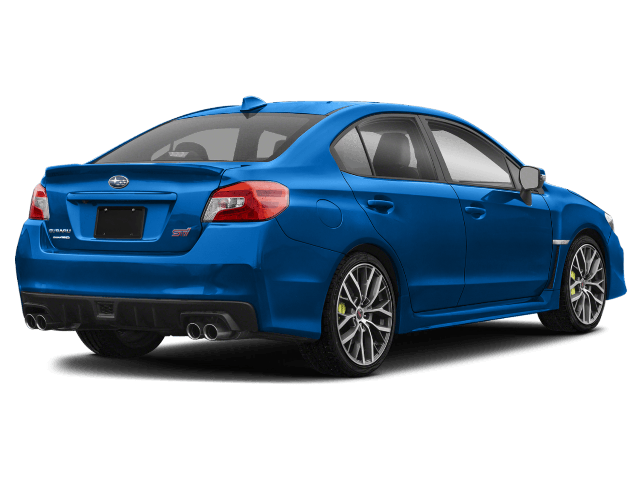 2021 Subaru WRX STI Limited - Rear 3/4, facing to the right