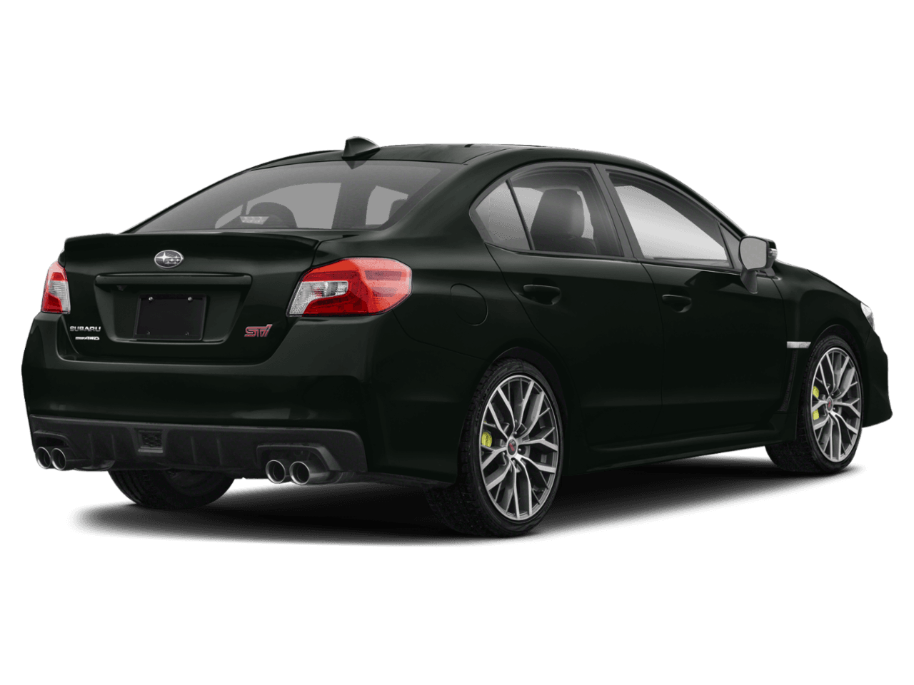 2021 Subaru WRX STI Limited - Rear 3/4, facing to the right